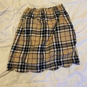 Lauren James plaid skirt